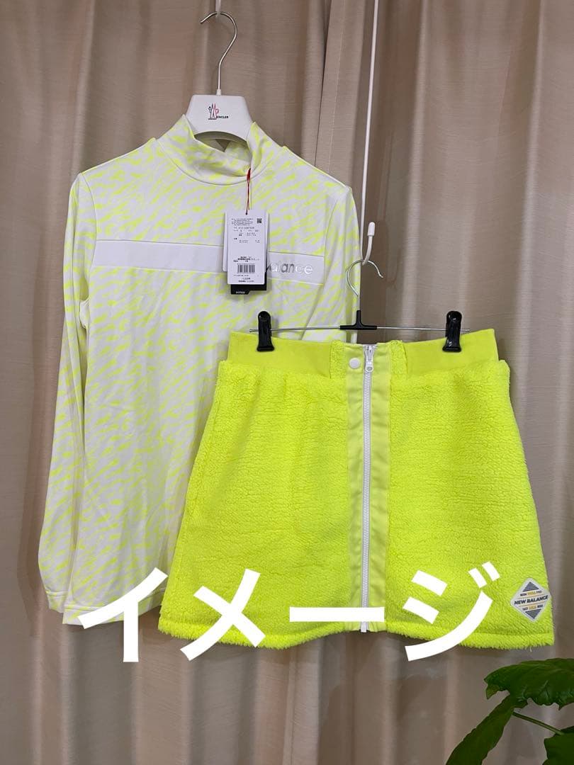 新品❦new balance ❦蛍光イエロー 長袖シャツ