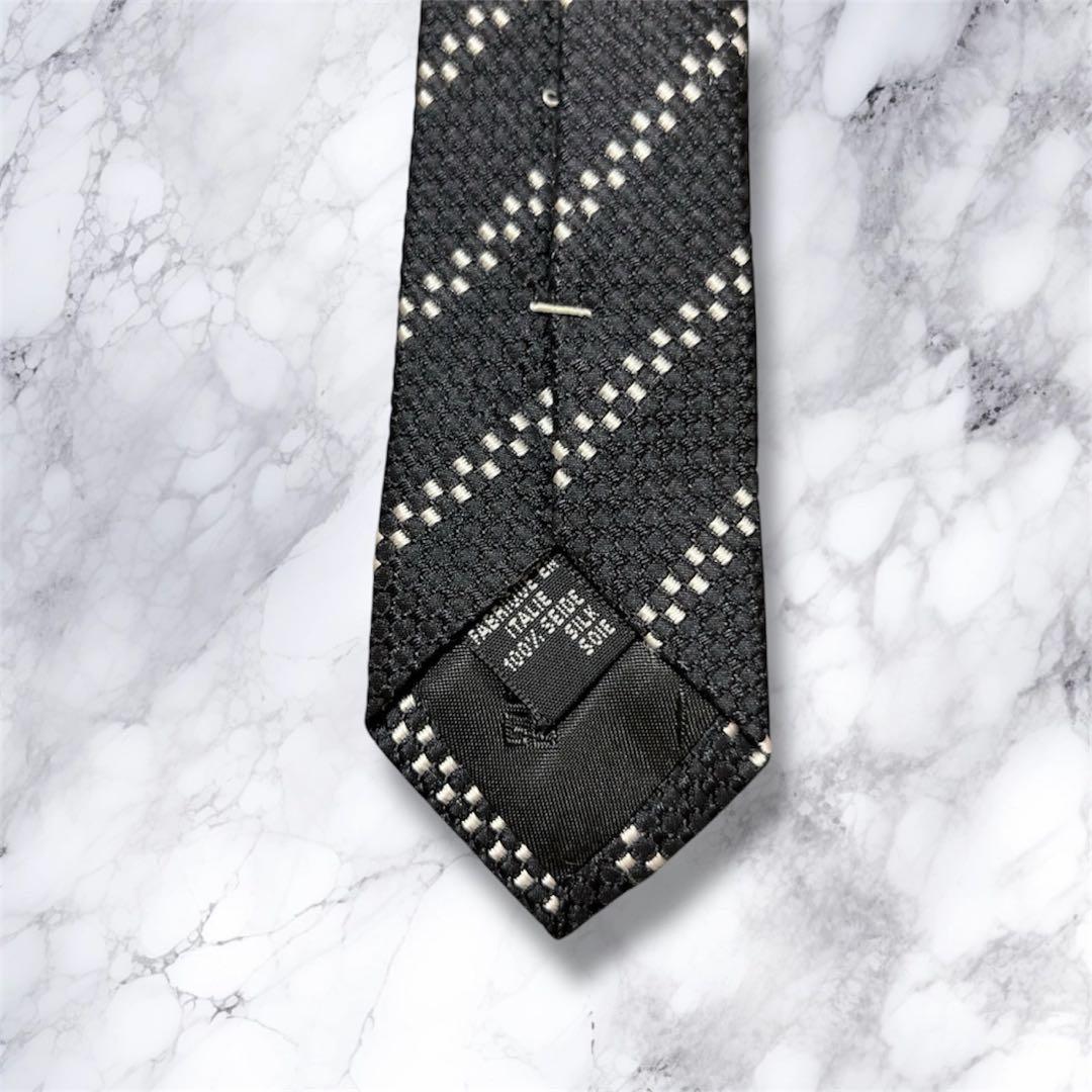 GIVENCHY ストライプ ネクタイ ブラック