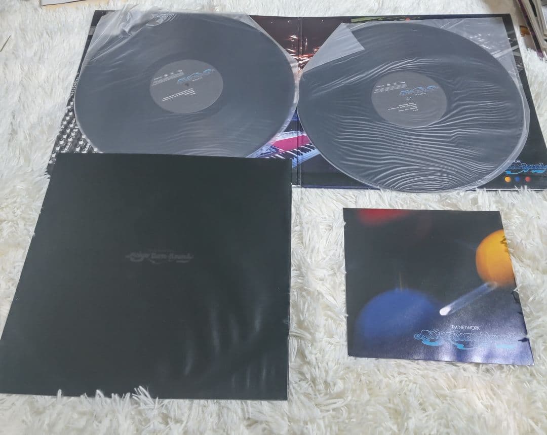 【中古美品】TM NETWORK Major Turn-Round レコード難有