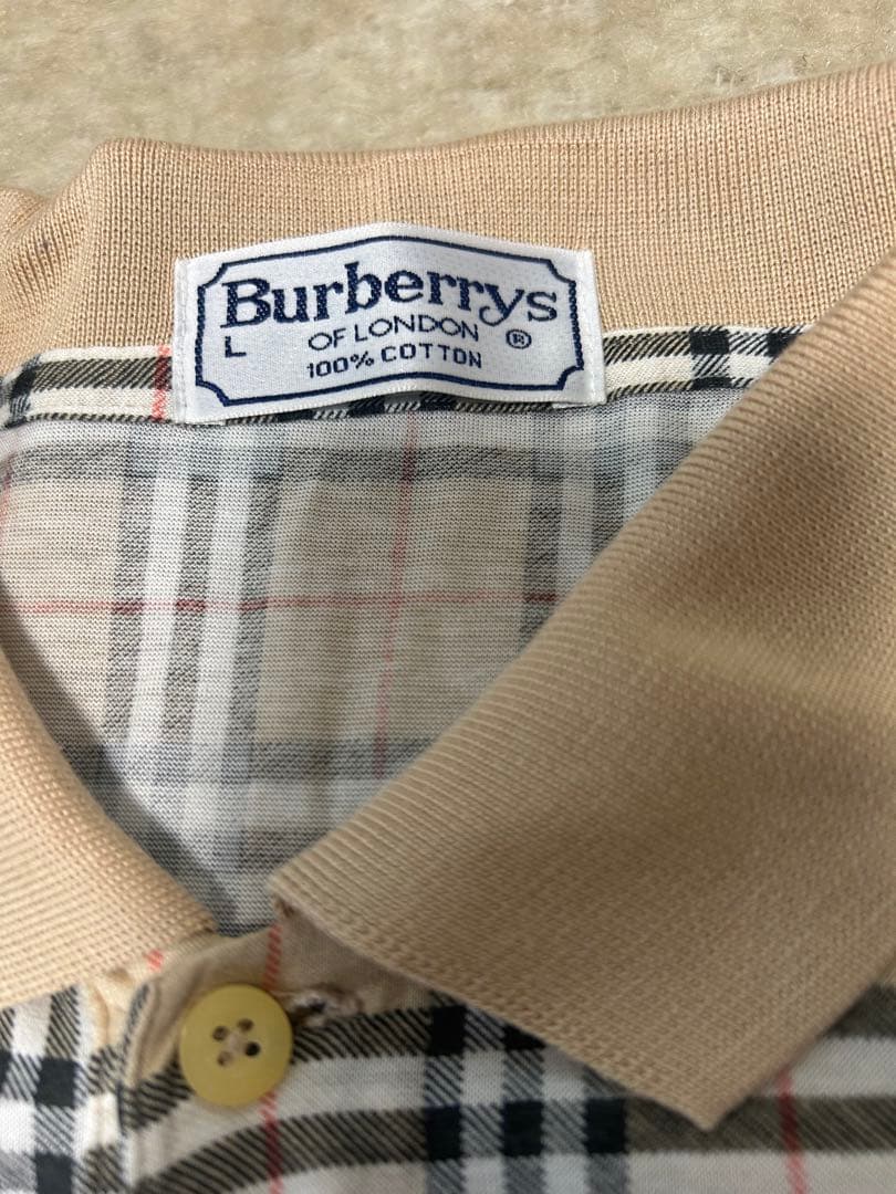 Burberry チェック柄 ポロシャツ