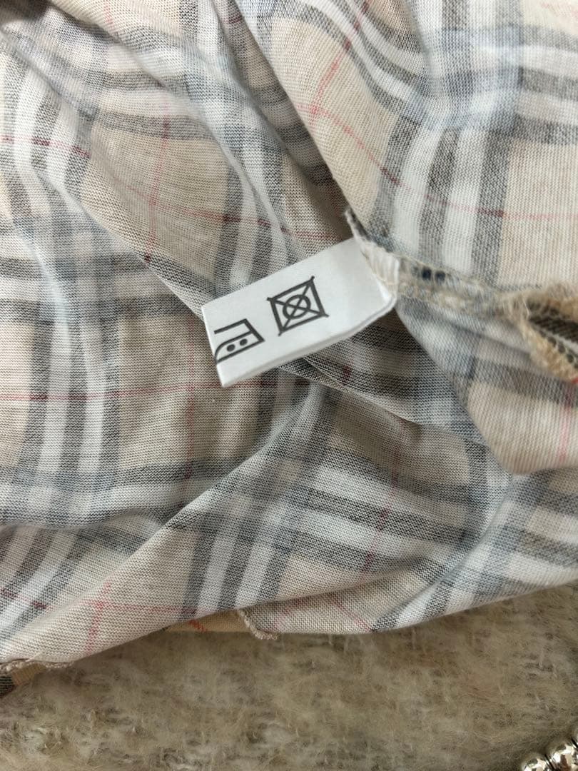 Burberry チェック柄 ポロシャツ