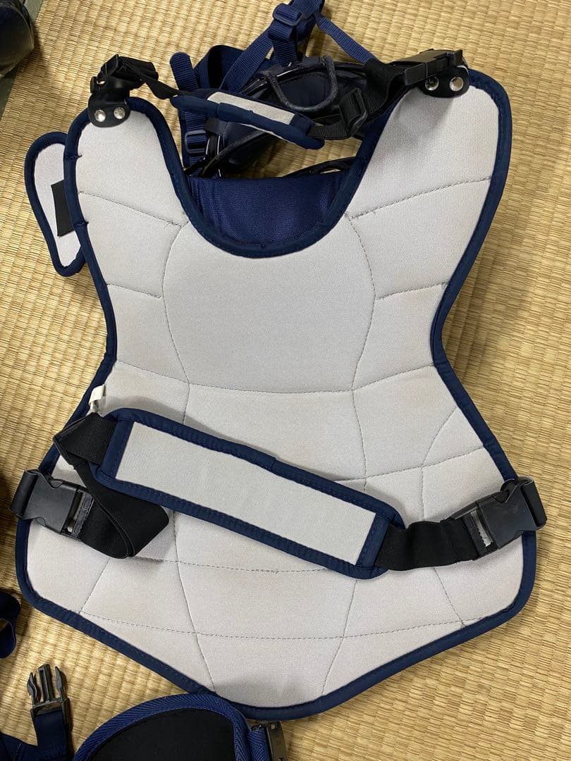キャッチャー用防具一式 ネイビー
