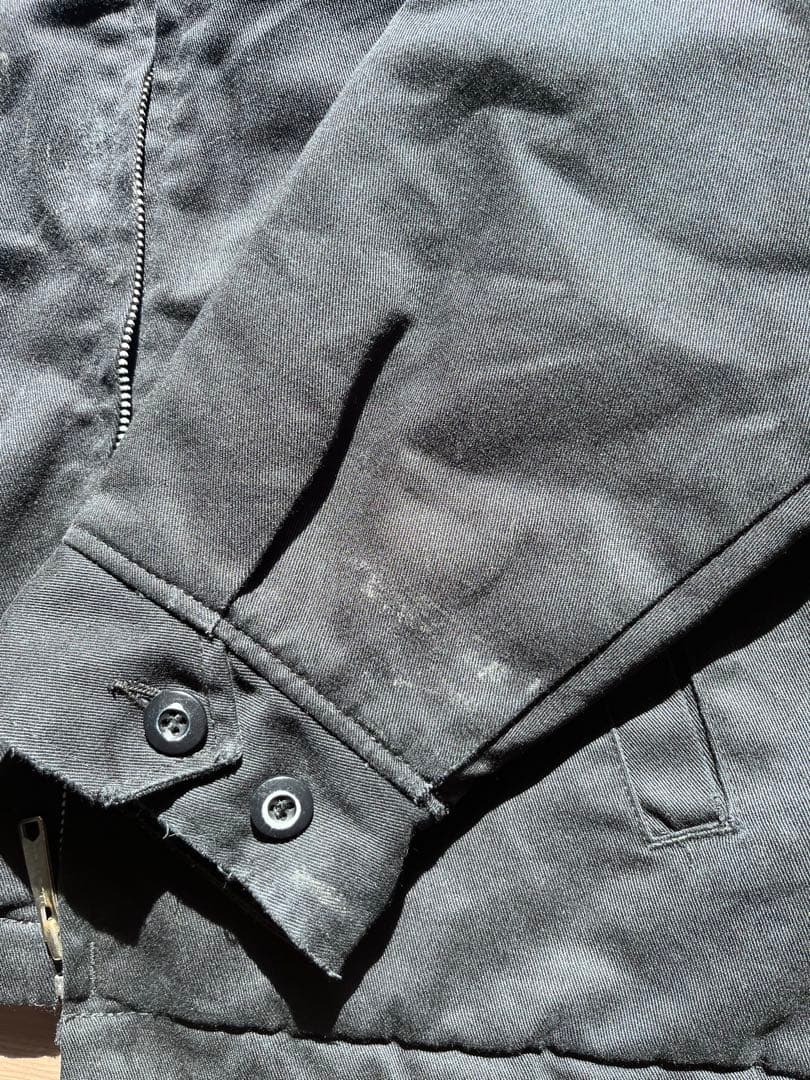 【Carhartt】 ワークジャケット ジップアップ ブラック 襟付き