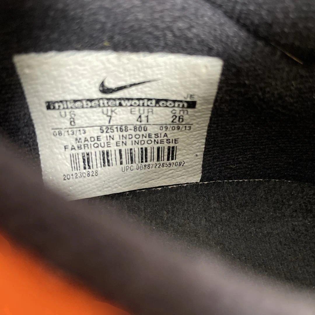 Nike 26cm サッカー トレシュー 本革　オレンジ/イエロー