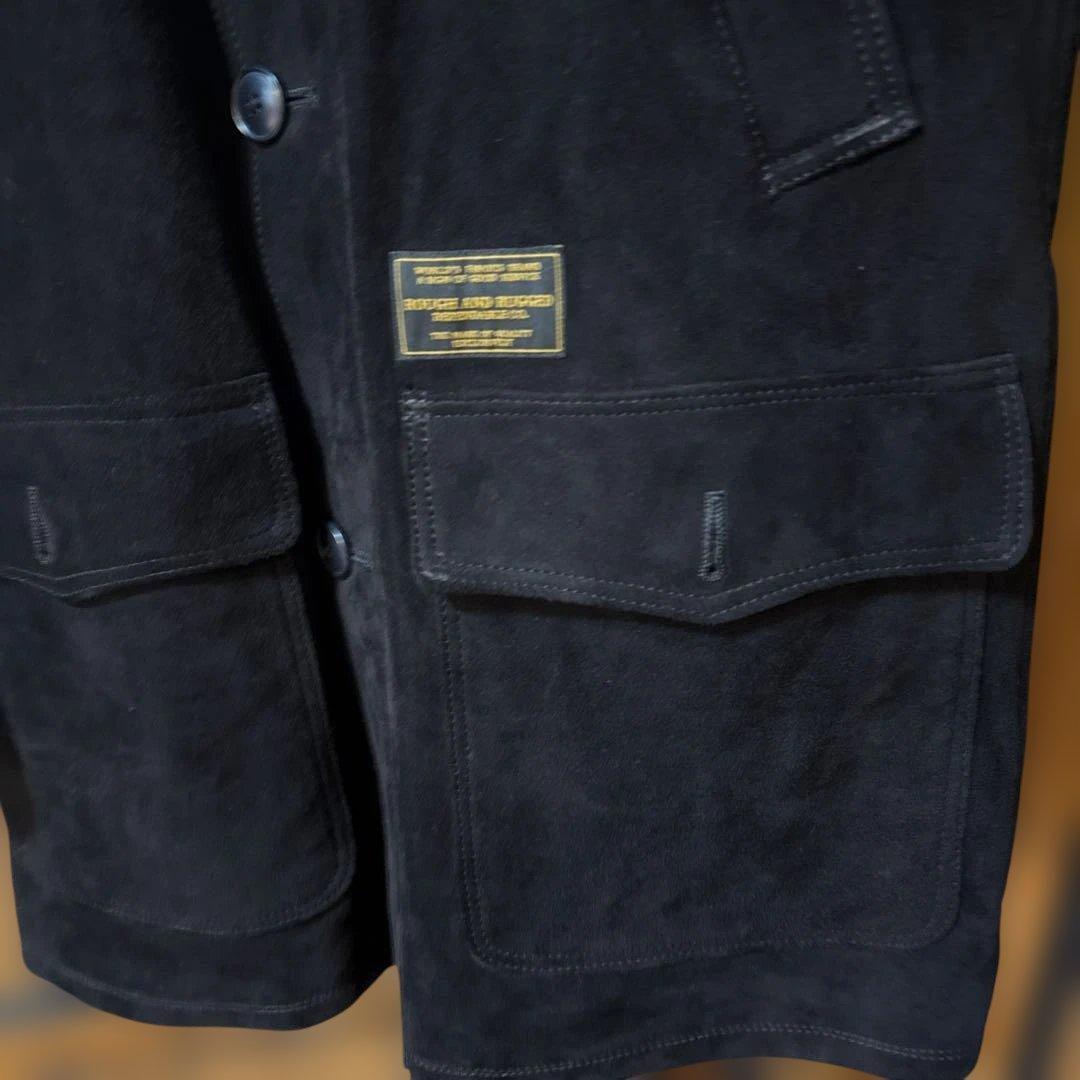 rough and rugged レザーコート
