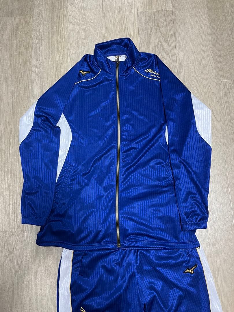 美品！MIZUNOミズノプロ ウォームアップ ジャージ 薄手 上下セット 2XO