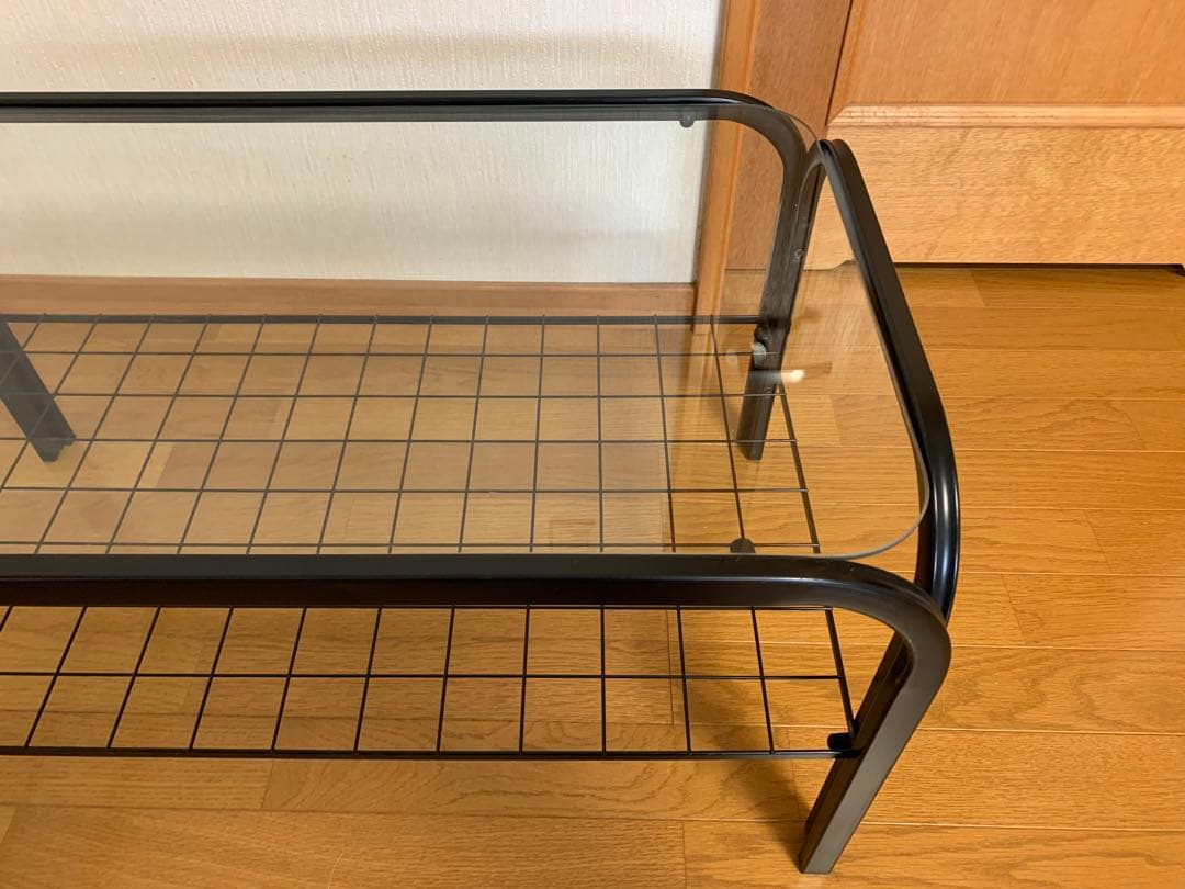 jimnyさん専用【送料無料】ガラステーブル　昭和レトロ　メタルフレーム