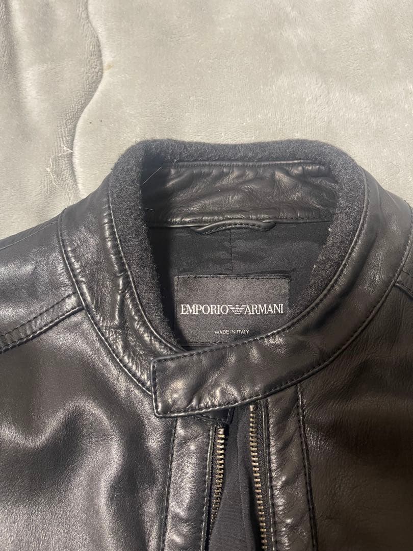 ARMANI レザージャケット　定価約30万