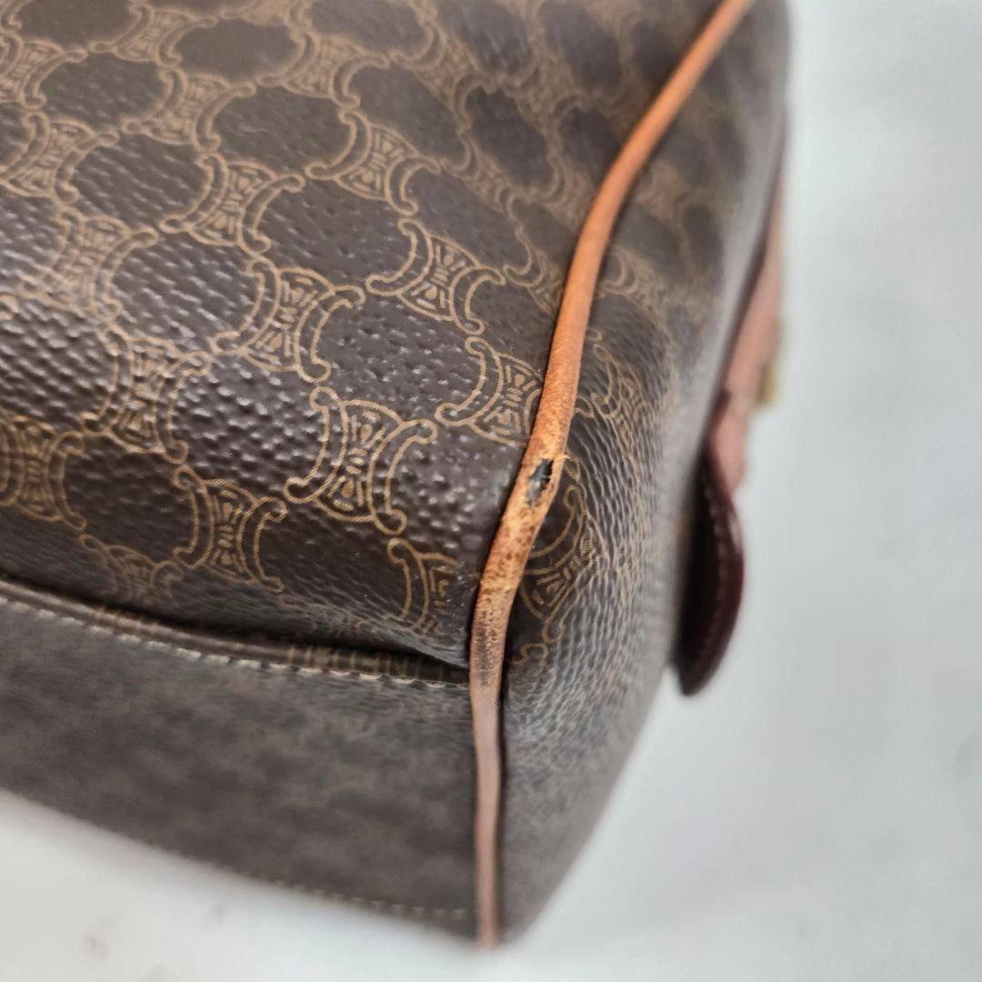 美品 CELINE 2way ミニボストンバッグ トリオンフ マカダム柄