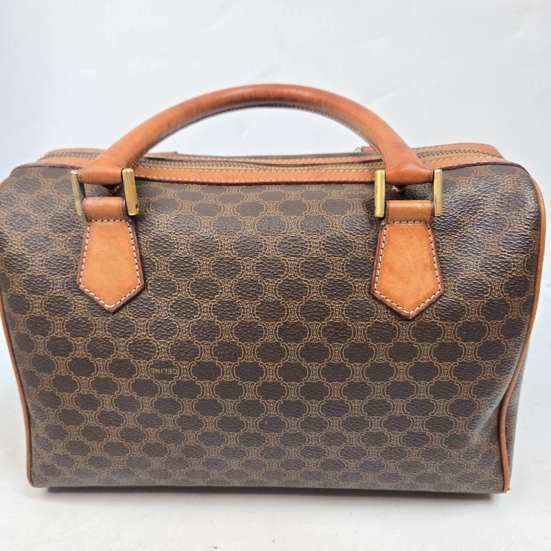美品 CELINE 2way ミニボストンバッグ トリオンフ マカダム柄