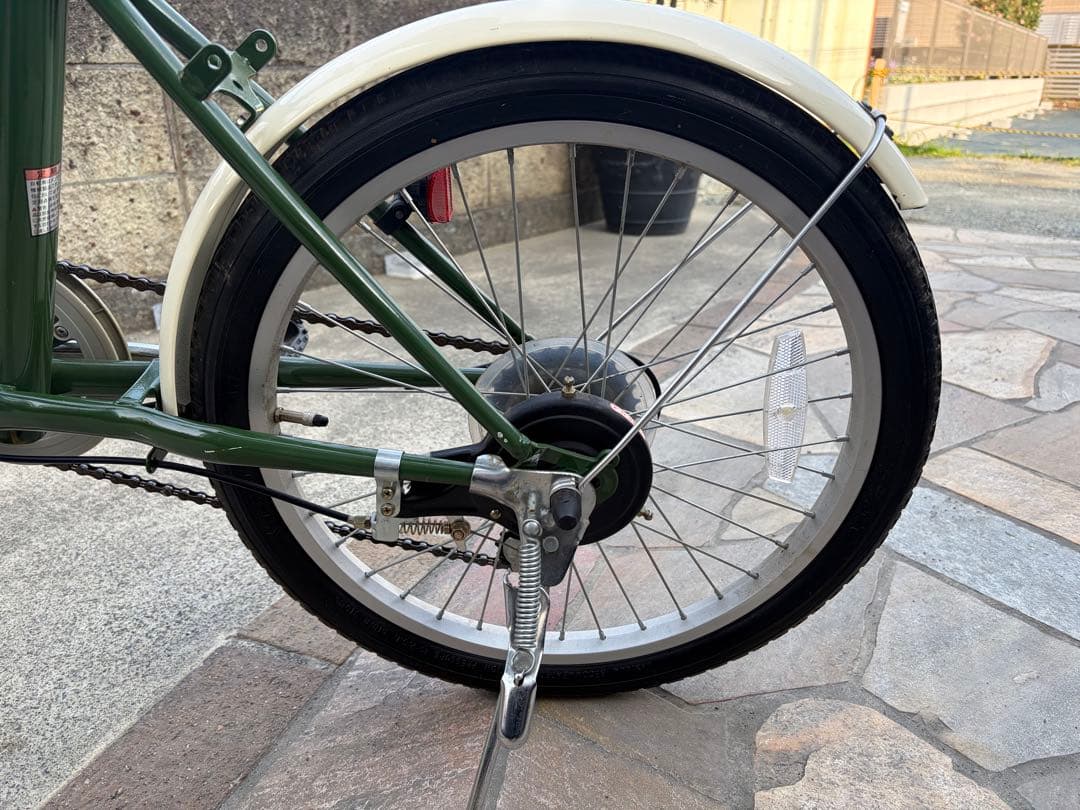 simple style 折りたたみ自転車 グリーン