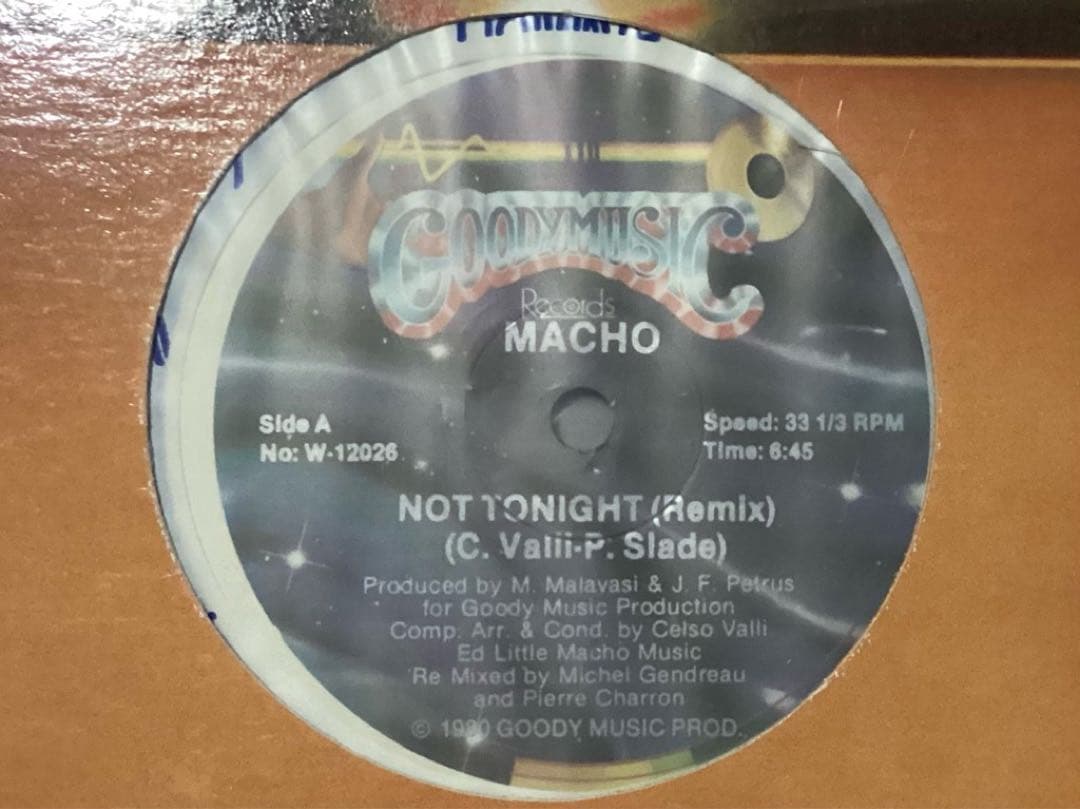 未開封MACHO Not Tonight オリジ12 Joe Claussell
