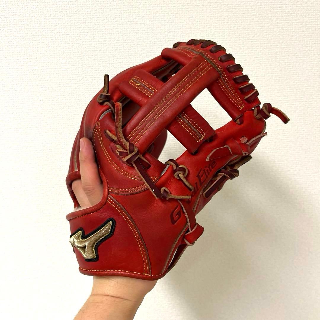 003 ミズノ グローバルエリート 型抜群 美品 硬式 内野手用グローブ