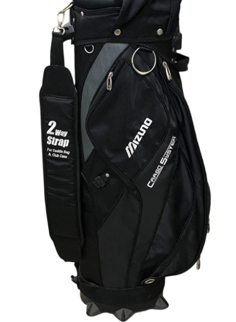 稀少美品！ミズノ Cargo System 2Way STRAP　キャディバッグ