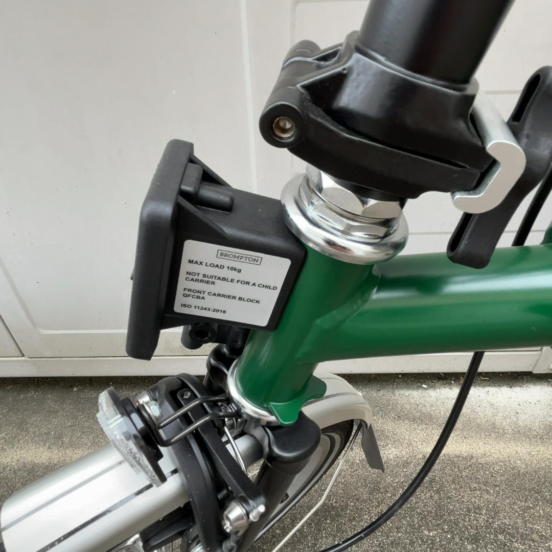 Brompton C Line Explore 輪行袋 リアラック スタンド付