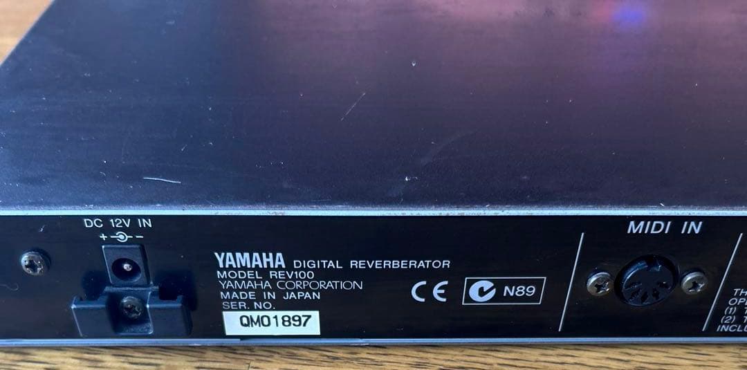 YAMAHA REV100 デジタルエフェクター