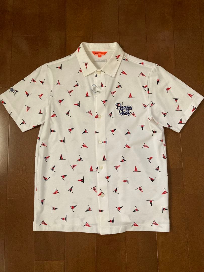 美品 BEAMS GOLF ビームス ゴルフ　半袖シャツ　Ｍ (ゴルフウェア)