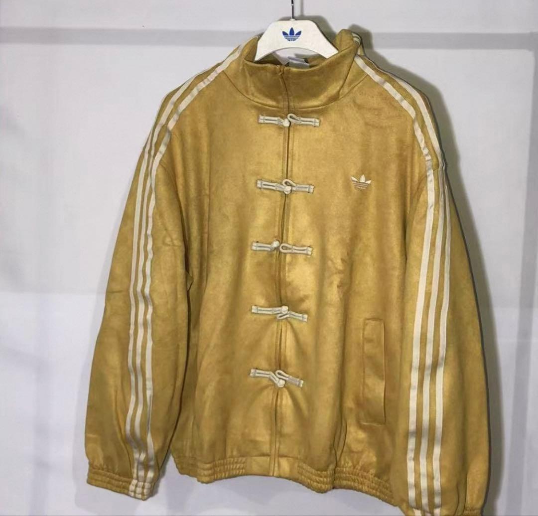 XL adidas originals スエード トラックジャケット 黄