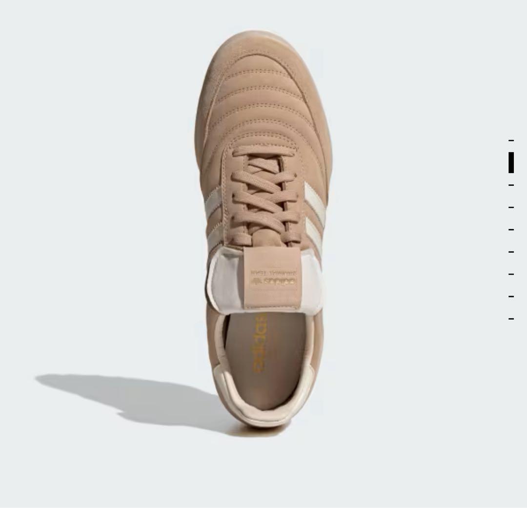 adidas ムンディアルチーム ベージュ スエード スニーカー 26.0cm