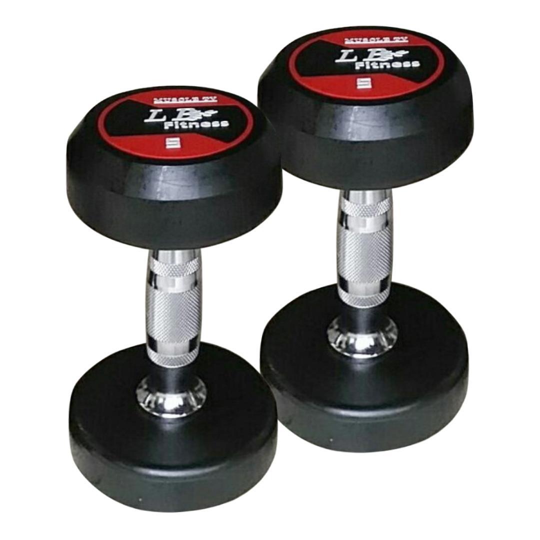 ラバー ダンベル 5kg × 2個 セット