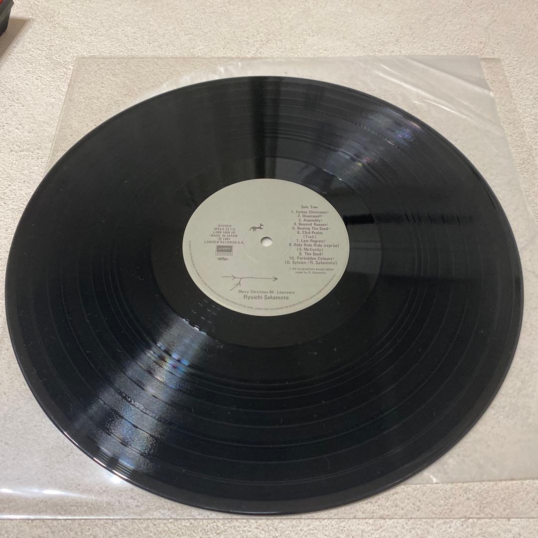 坂本龍一／戦場のメリークリスマス　レコード　帯付き