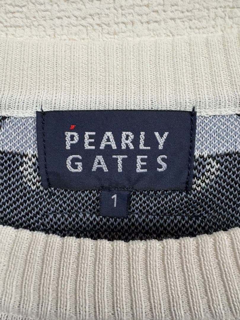 PEARLY GATES パーリーゲイツ 総柄ニットセーター 1サイズ