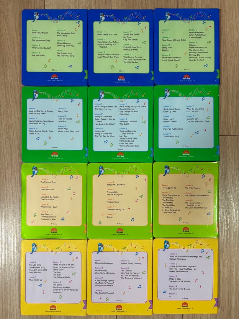 ディズニー英語システム　DVD 全12巻セット