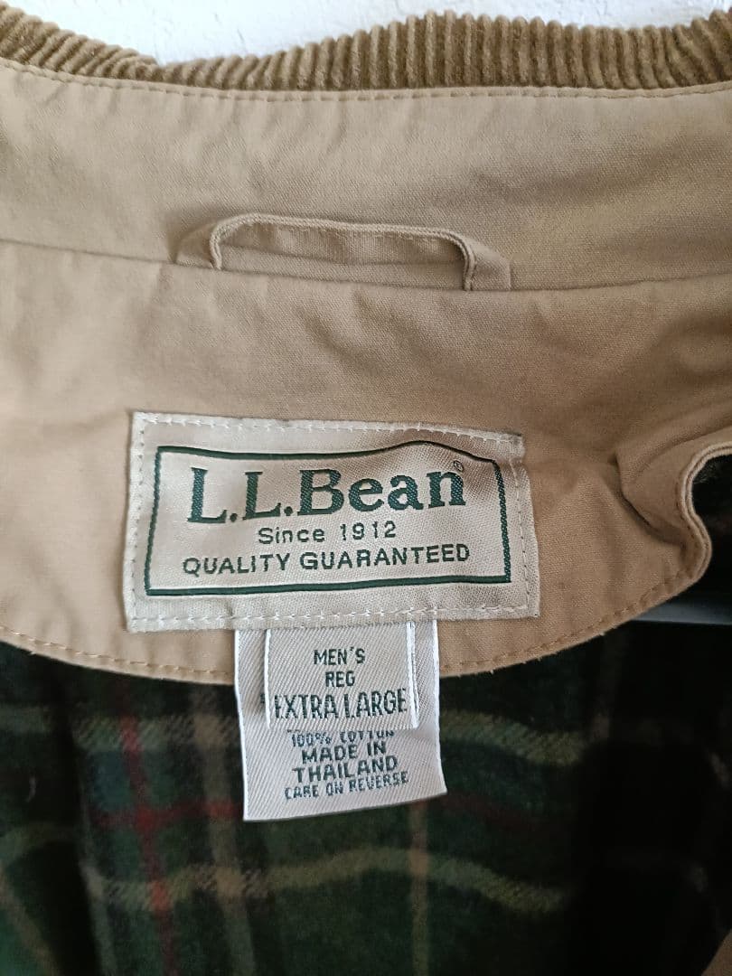 まさ　L.L.Bean ベージュ　ハンティングジャケット XL