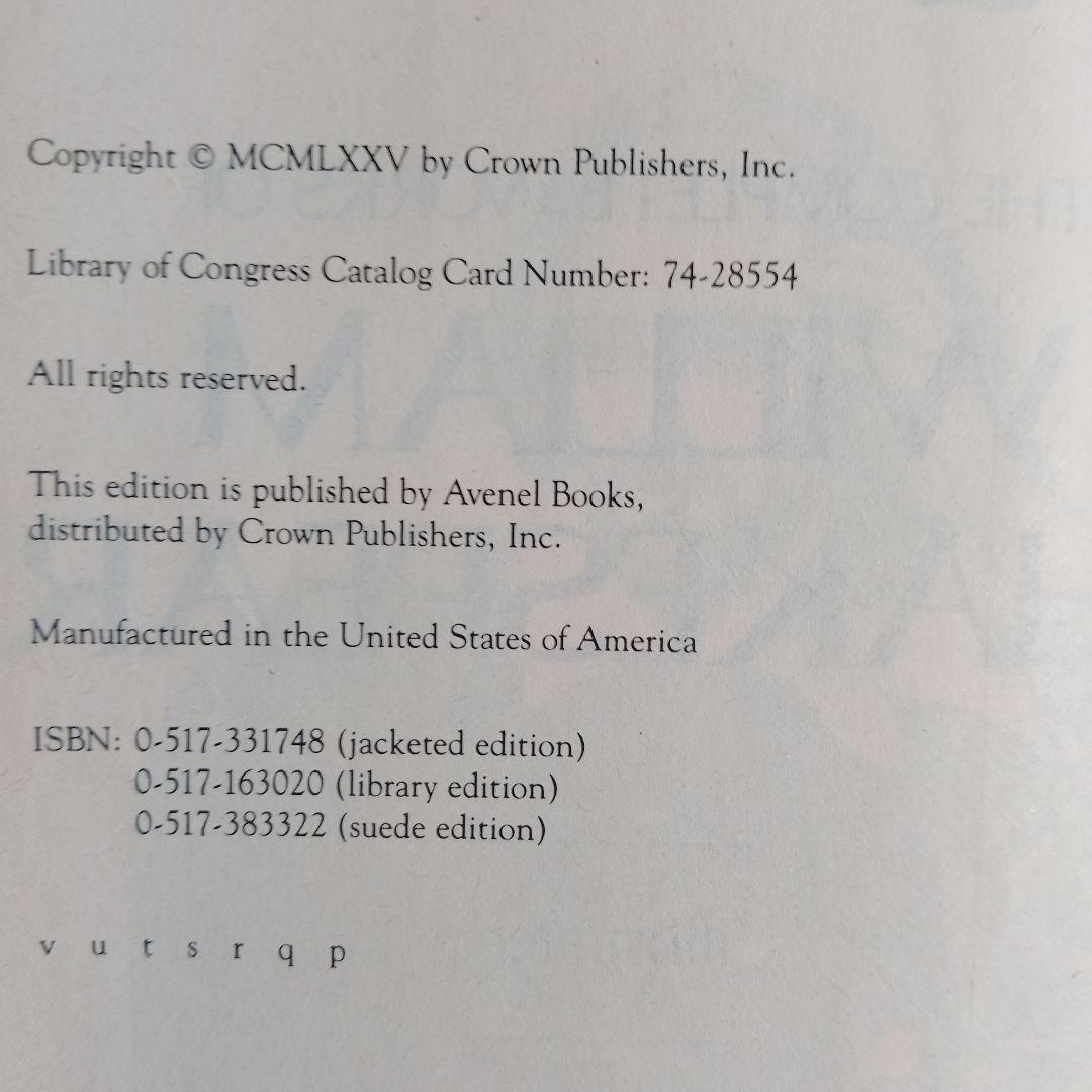 WILLIAM SHAREKESPEARE　完全版　装飾本　洋書