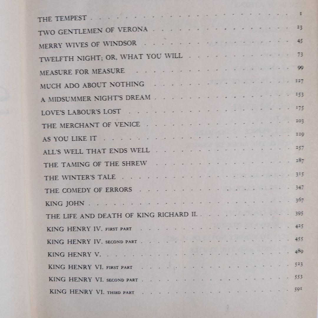 WILLIAM SHAREKESPEARE　完全版　装飾本　洋書