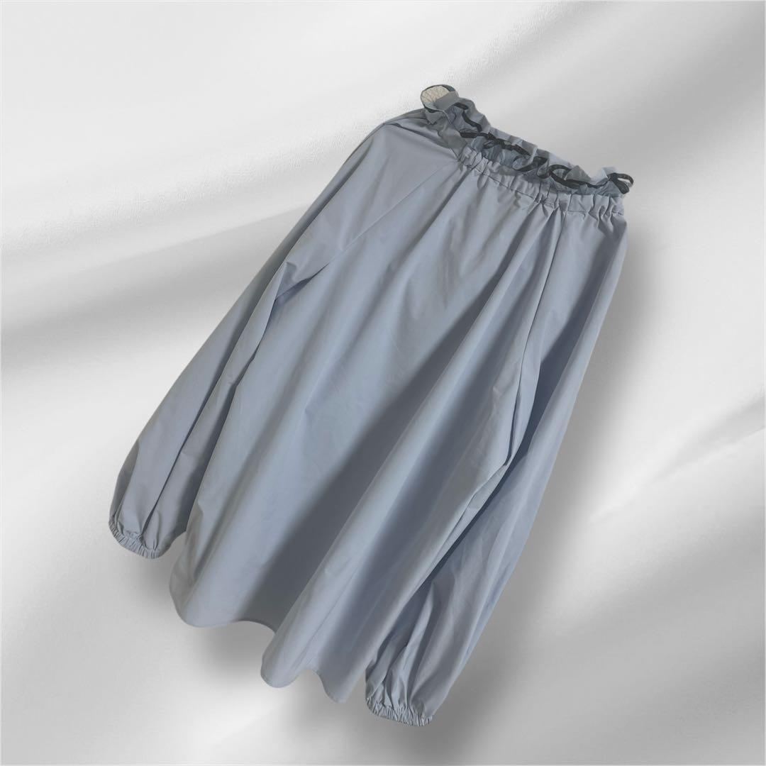 2024AW / UNITED ARROWS フリル バイカラーリボン ブラウス