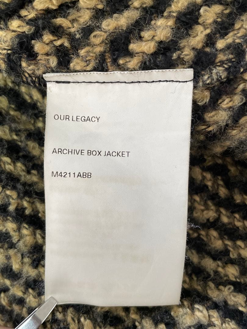 OUR LEGACY ARCHIVE BOX JACKET ジャケット