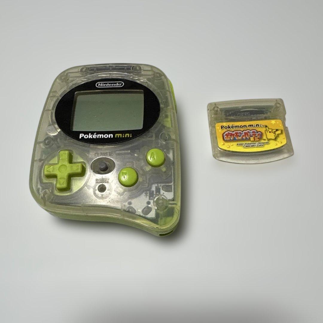 Pokémon mini チコリータグリーン　ポケモンパーティミニ付き