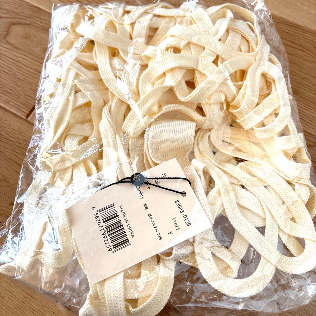 新品 Eaphi EMBROIDERY CORD VEST ivory