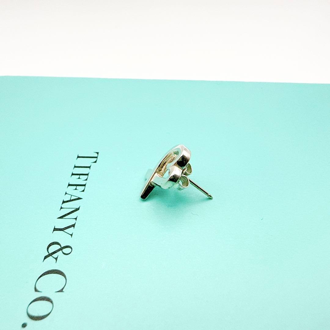 2933-3 人気✨Tiffany ラビングハート　ピアス　片耳　シルバー925