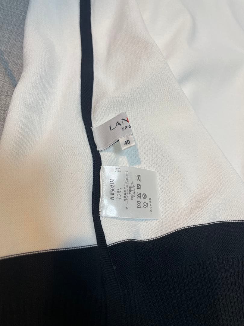 LANVIN SPORT ランバン スポール　レディースゴルフウェア　ベスト白