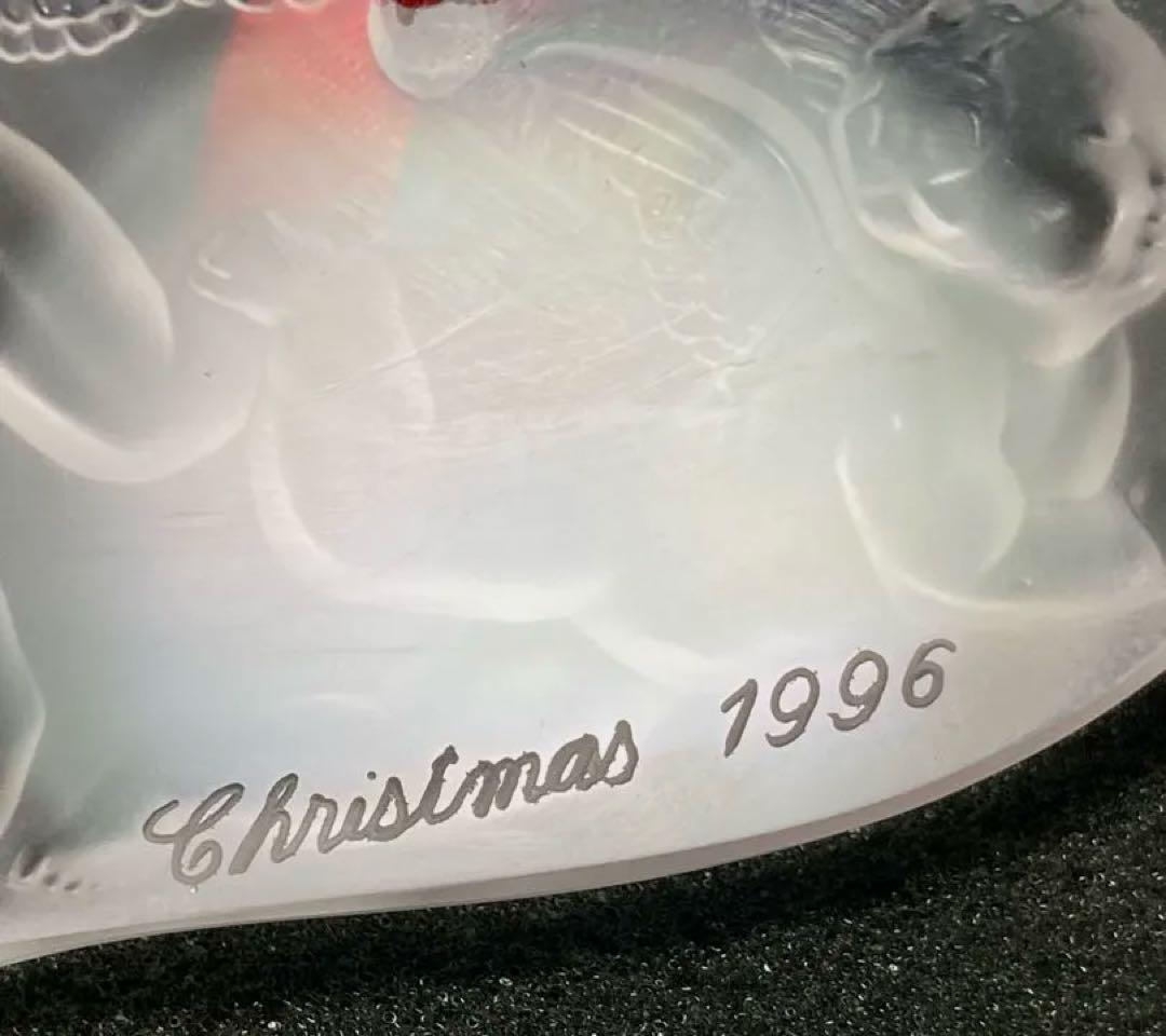 値下げ　美品 ラリック クリスマスオーナメント【1996年】