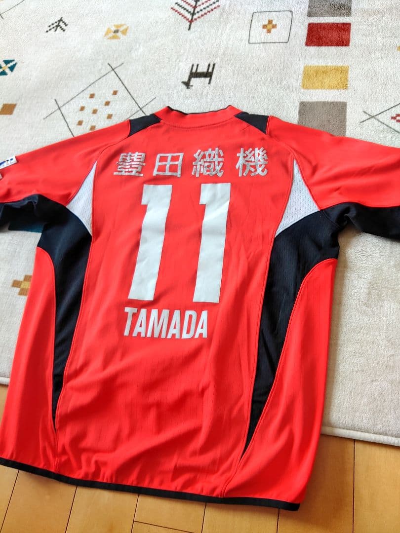 名古屋グランパス支給品・実使用ユニフォームNo.11タマダ選手サイン入り