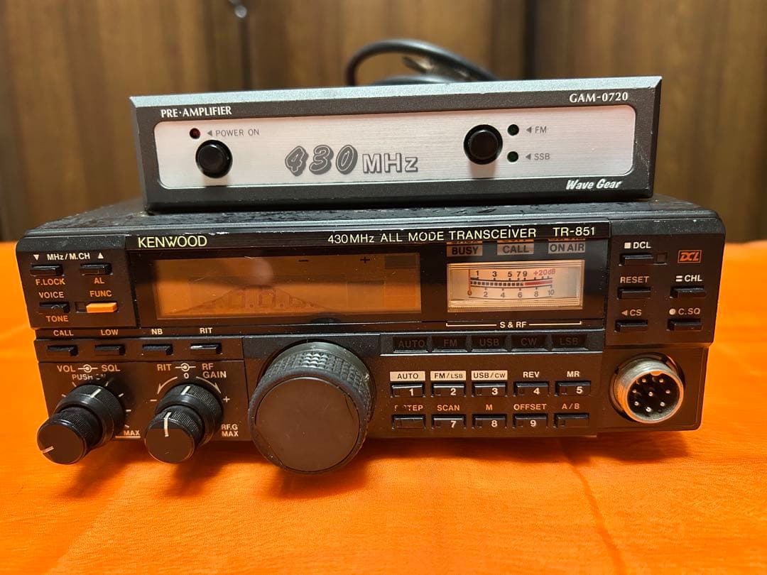 KENWOOD TR-851 D 430MHz プリアンプ　GAM-0720