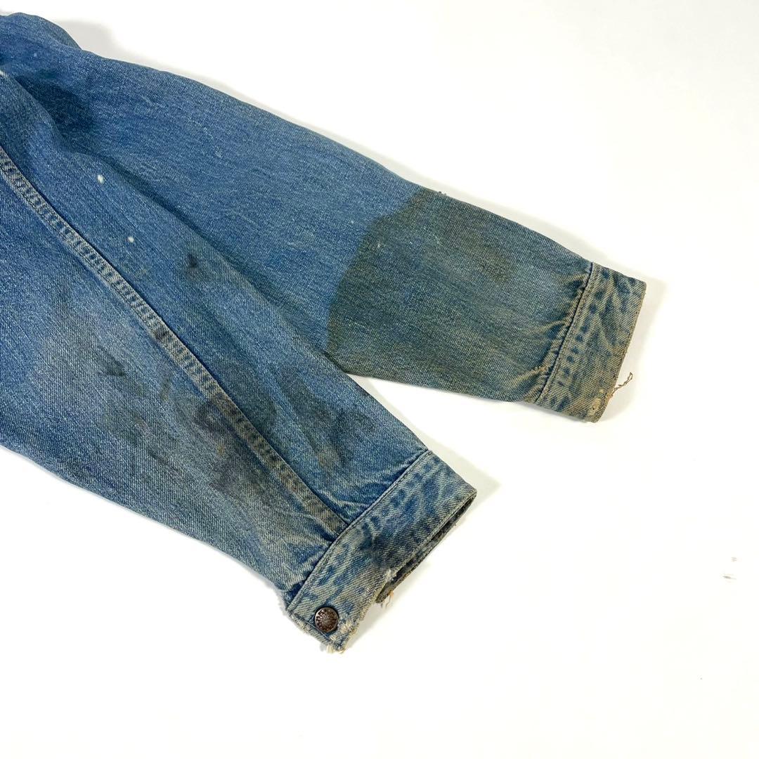 50s60s BURLINGTON デニムジャケット ビッグサイズ 101