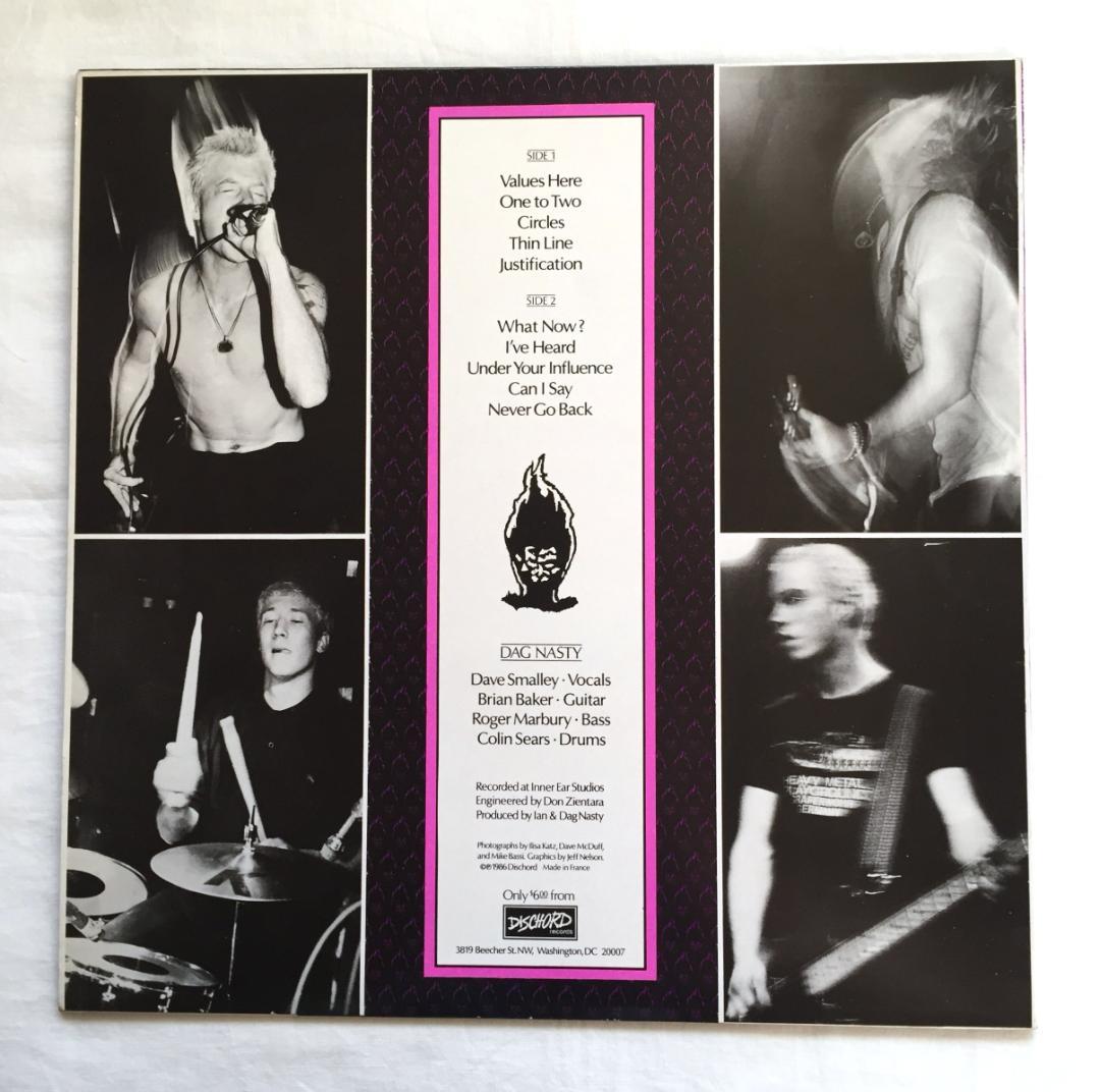 Dag Nasty Can I say LP レコード 86年盤 ダグナスティ