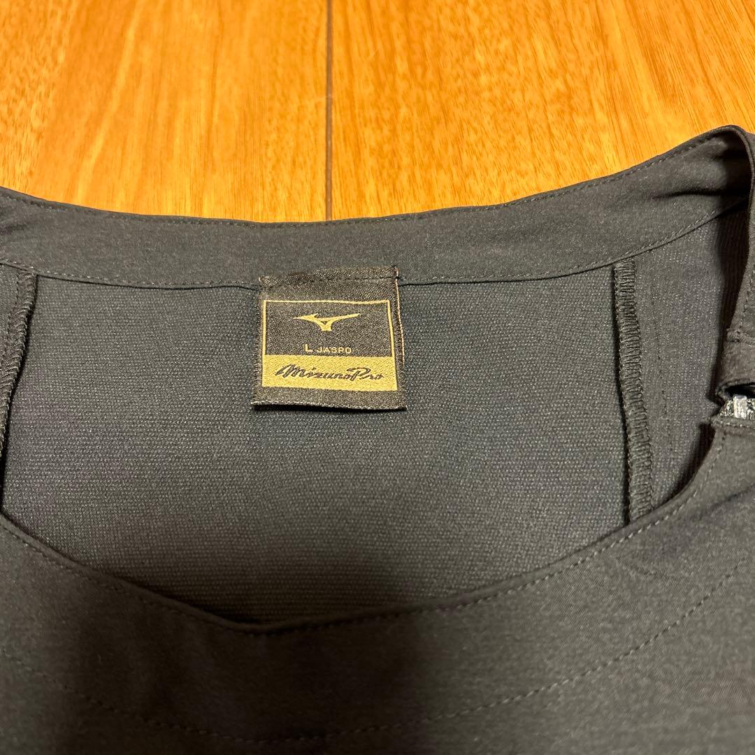 新品未使用品！Mizuno Pro ミズノプロ ハーフジップジャケット L 黒