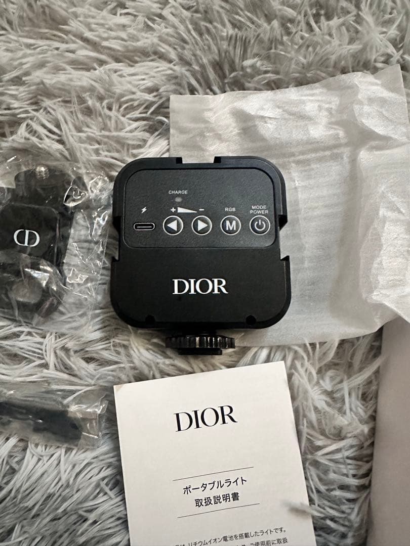 Dior ポータブルライト　新品未使用 非売品 ディオール ノベルティ 撮影器具