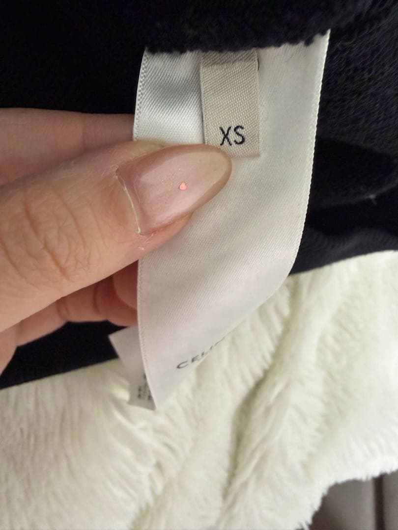 【美品】CELINE ルーズ フーディー / コットンフリース　ブラック