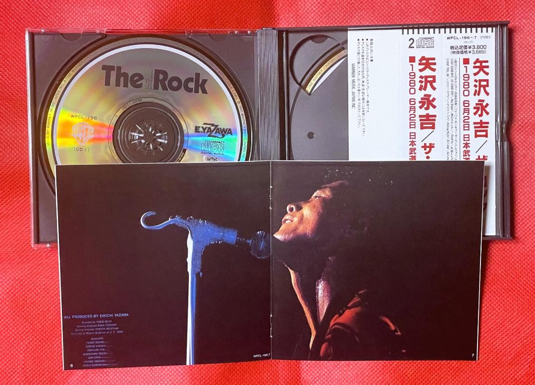 【廃盤・美品】矢沢永吉 THE ROCK 日本武道館ライヴCD 2枚組