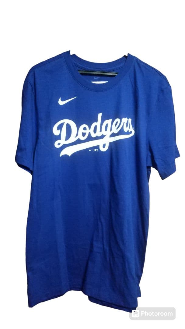 MLB ロサンゼルス ドジャース 大谷翔平 半袖Tシャツ L ブルー 新品