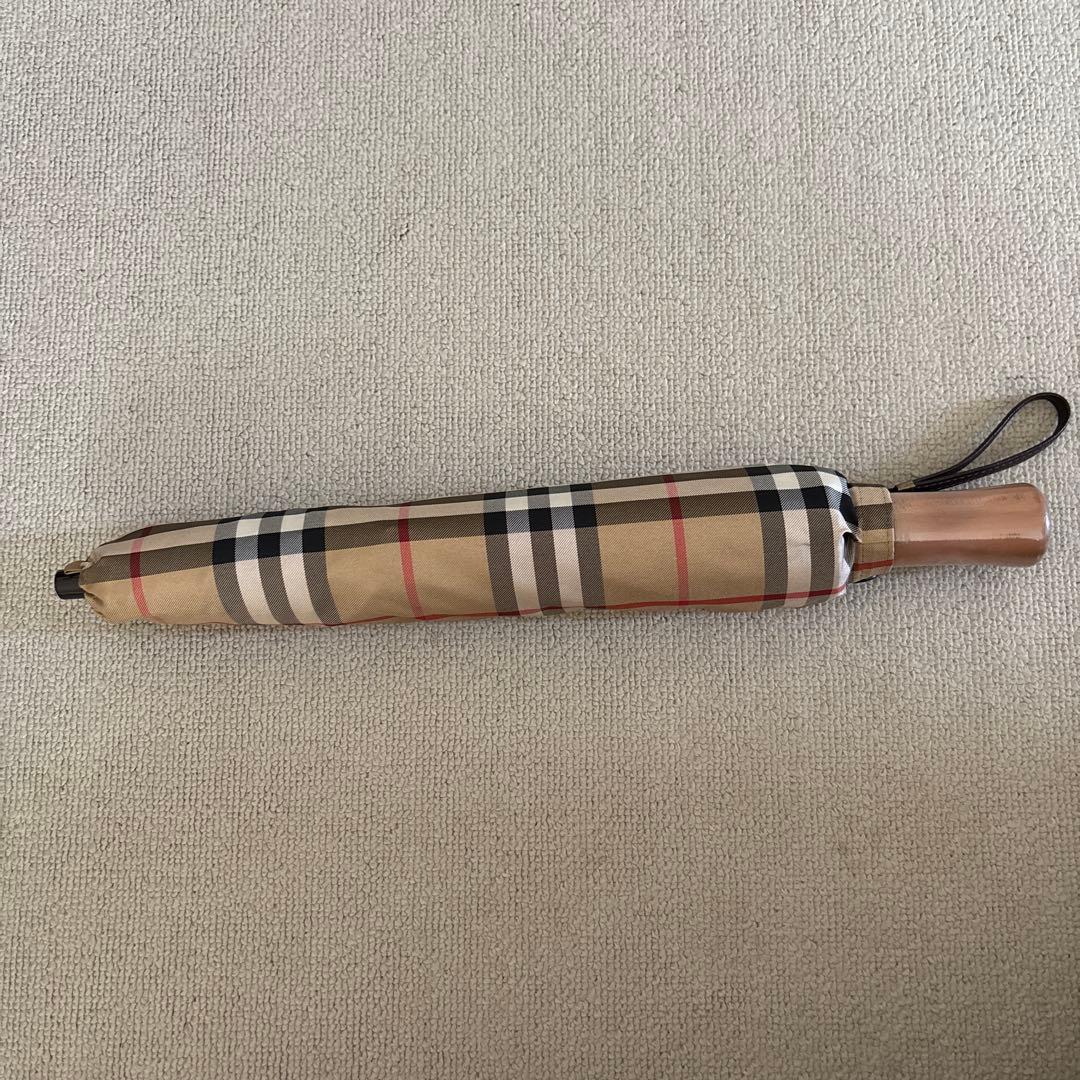 Burberry's バーバリーズ　折りたたみ傘　チェック柄　雨傘
