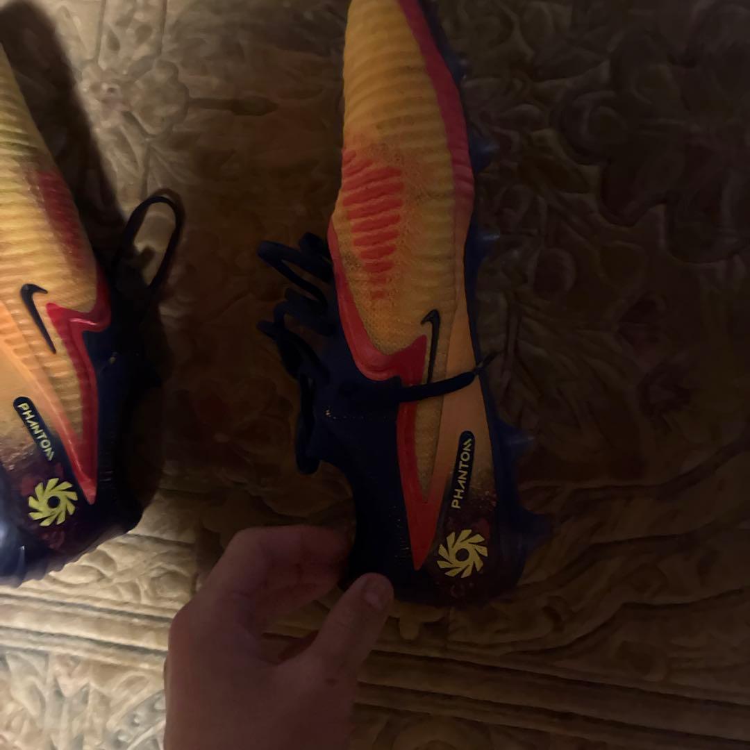Nike サッカーシューズ AGオレンジ/イエロー