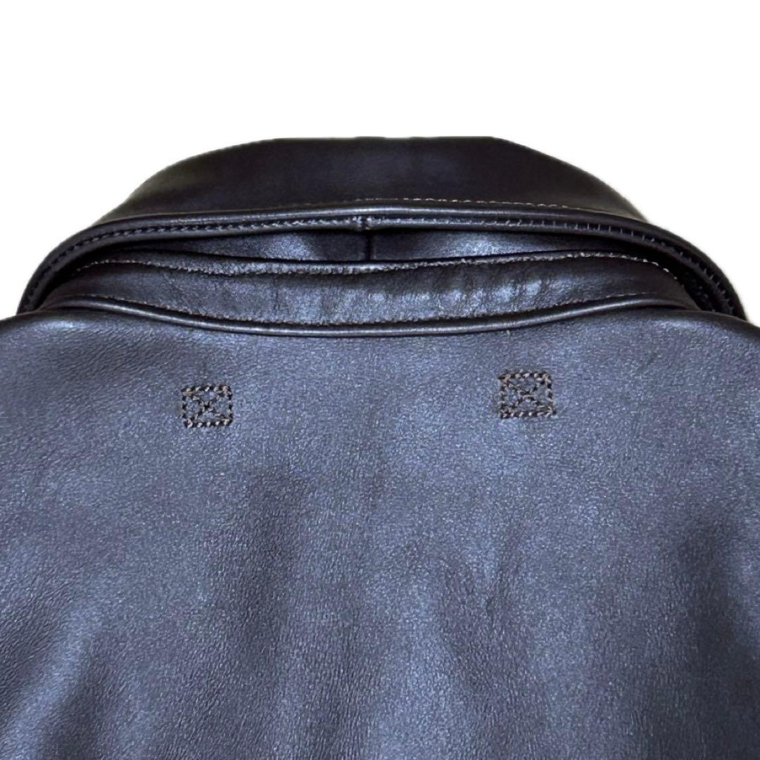 極美品 A-2 FLIGHT JACKET レザー 牛革 フライトジャケット