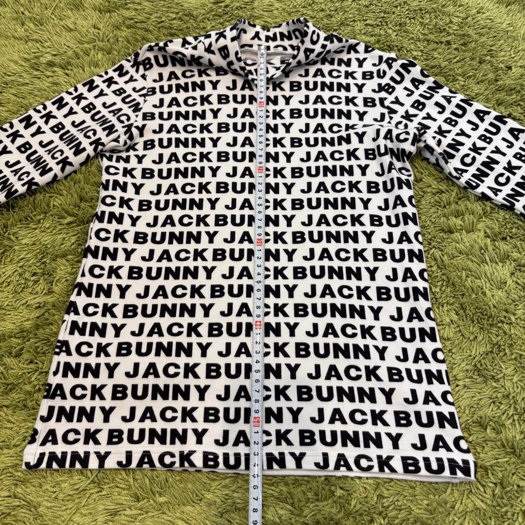 JACK BUNNN‼︎ ジャックバニー 長袖モックネックシャツ 総柄 サイズ0